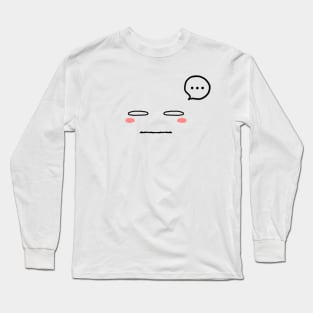 Expression -- blank eyes Long Sleeve T-Shirt